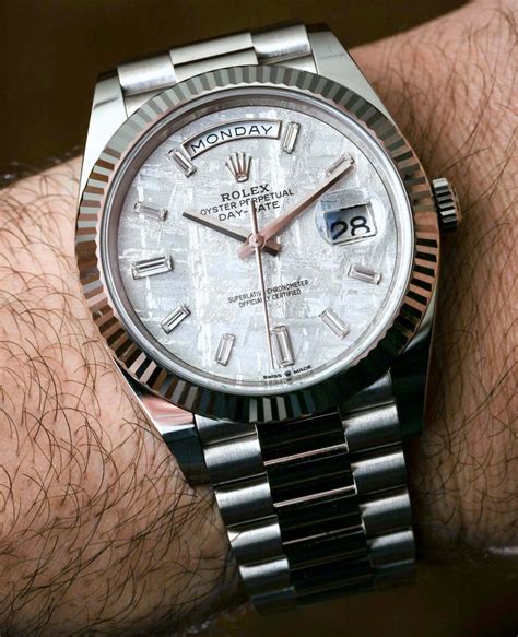 rolex day date 40 white gold|rolex day date gold 40mm.